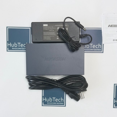 Комутатор 9 портів некерований Hikvision DS-3E0109P-E/M(C) POE