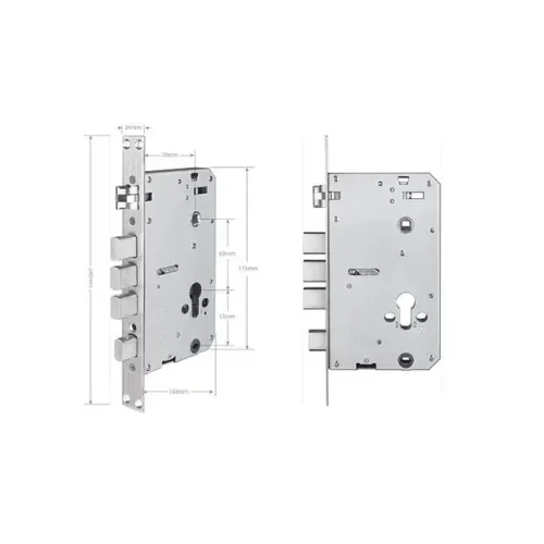 Розумний дверний біометричний замок SEVEN LOCK SL-7767BFW black (врізна частина 7068)