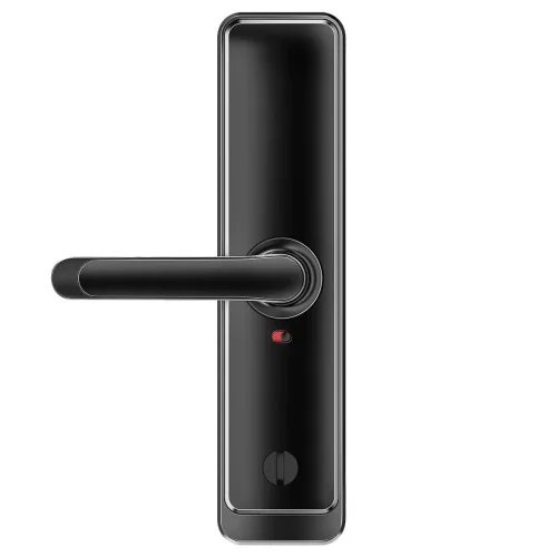Розумний дверний біометричний замок SEVEN LOCK SL-7767BFW black (врізна частина 7068)