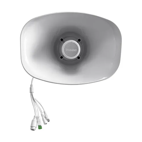 Рупорний вуличний SIP-IP гучномовець з вбудованим мікрофоном Tonmind SIP-S21M 30W, PoE, ONVIF