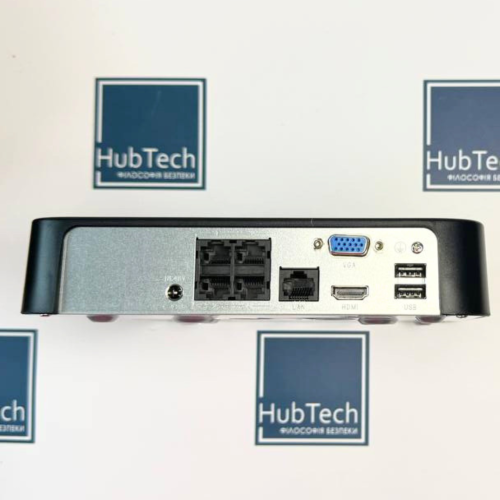 4-канальний IP відеореєстратор з 4 POE VIA SECURITY VS-N1104 PoE