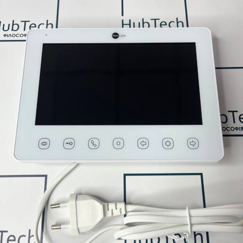 Комплект відеодомофона Neolight NeoKIT HD Pro WF Silver: відеодомофон 7" з Wi-Fi з детектором руху і 2 Мп відеопанель