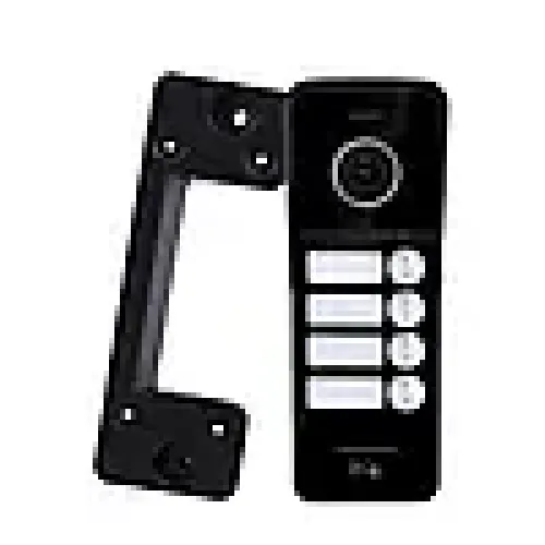 Виклична панель домофону з вбудованим зчитувачем карток SEVEN CP-7504/4 RFID black