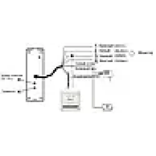 Виклична панель домофону з вбудованим зчитувачем карток SEVEN CP-7504/4 RFID black