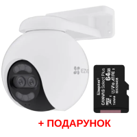 8 МП + 2 МП IP відеокамера Wi-Fi з вбудований мікрофон та динамік Ezviz CS-H80X (8MP+2MP 4мм)