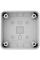 Коробка для наружного монтажа Ajax SurfaceBox для устройства LightSwitch или Outlet White