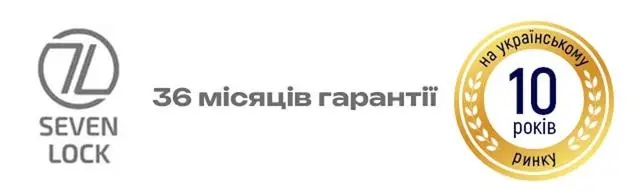 Розумний дверний біометричний замок SEVEN LOCK SL-7779BFW-Т - 13
