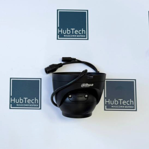 4 МП IP WizSense видеокамера с двойной подсветкой и микрофоном Dahua DH-IPC-HDW2449T-S-IL-BE (2.8мм) (черная)