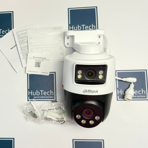 2+2 МП IP PT відеокамера з WiFi Dahua DH-IPC-PTS2249B-E2-S-PV-PRO (3.6мм)
