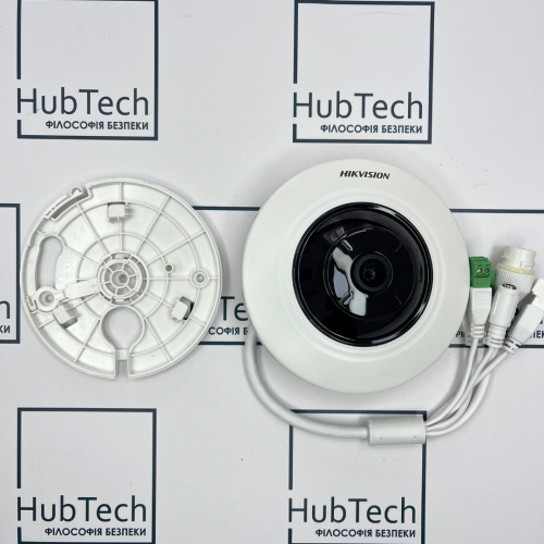 5 МП IP Fisheye відеокамера з функціями IVS і детектором осіб Hikvision DS-2CD2955FWD-IS (1.05мм)