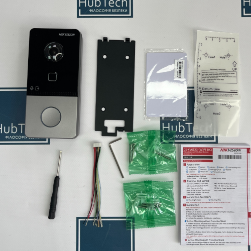 2 МП IP Виклична панель з Wi-Fi Hikvision DS-KV6113-WPE1(C)