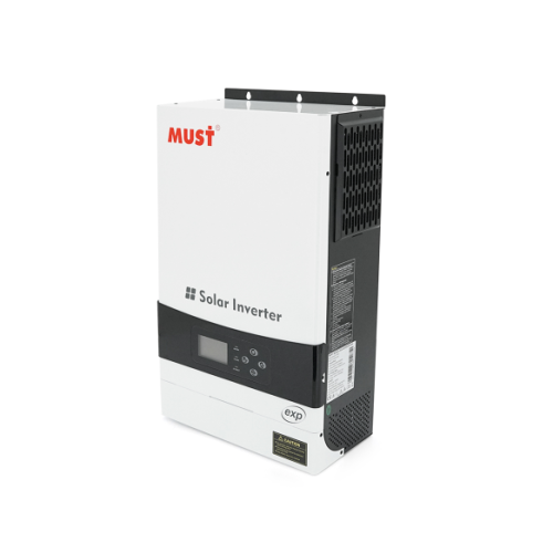 Гибридный инвертор MUST PV19-6048EXP, 6000W, 48V, ток заряда 1-60А, 160-275V, MPPT (80А, 450 Vdc), 490х300х150