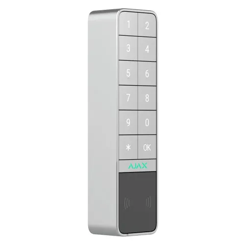 Дротова клавіатура Ajax KeyPad Outdoor white