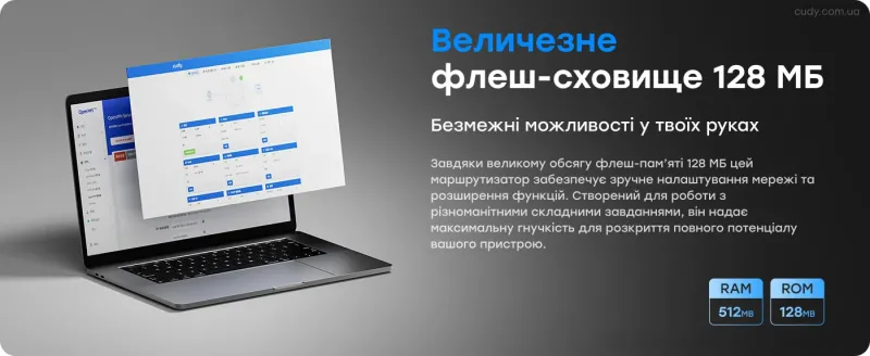 WiFi 6 Mesh-маршрутизатор Cudy TR3000 дводіапазонний гігабітний портативний AX3000 - 4