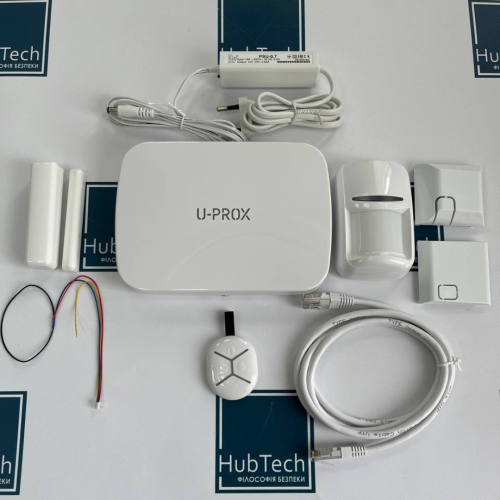 Комплект бездротової охоронної сигналізації U-Prox MPX LE KF kit White