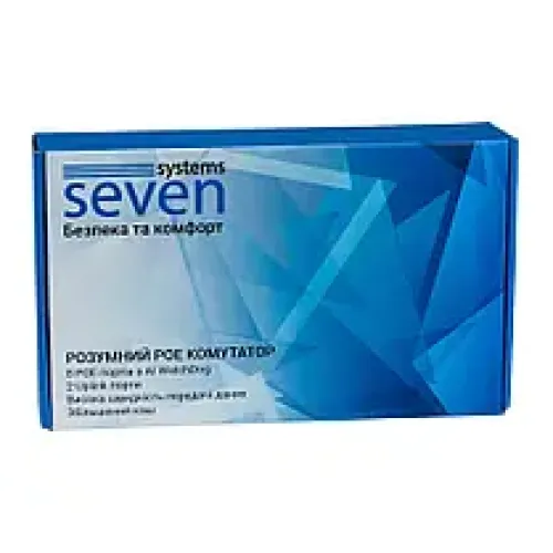 PoE комутатор 8 портів SEVEN P-7328-12V