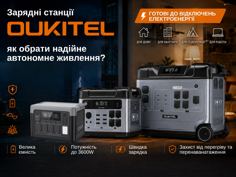 Зарядные станции Oukitel: как выбрать надежное автономное питание?