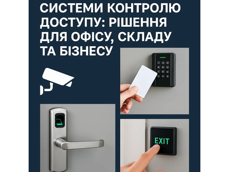 Системи контролю доступу: рішення для офісу, складу та бізнесу