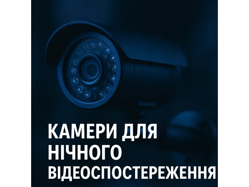 Яка камера краще підходить для нічного відеоспостереження?