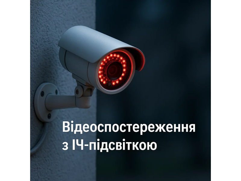 Відеоспостереження з ІЧ-підсвіткою: переваги у темну пору доби