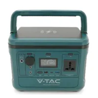 Портативный источник питания V-TAC VT-606, 500W, (26.2Ah /21.6V 568Wh)(275x170x200) 5.4kg