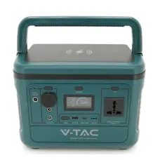 Портативне джерело живлення V-TAC VT-606, 500W, (26.2Ah /21.6V 568Wh)(275x170x200) 5.4kg