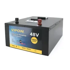 Аккумуляторная батарея Vipow LiFePO4 51,2V 100Ah со встроенной ВМS платой 80A (450*442*177), 40kg