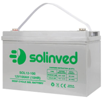 Гелевый аккумулятор Solinved 100 Ah 12V
