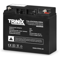 Акумуляторна батарея гелева 12В 20Аг Trinix TGL12V20Ah/20Hr GEL Super Charge