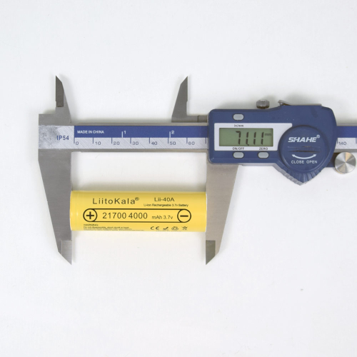 Аккумулятор LiitoKala 21700 Lii-40A 3.7V 4000 мА·ч Li-ion