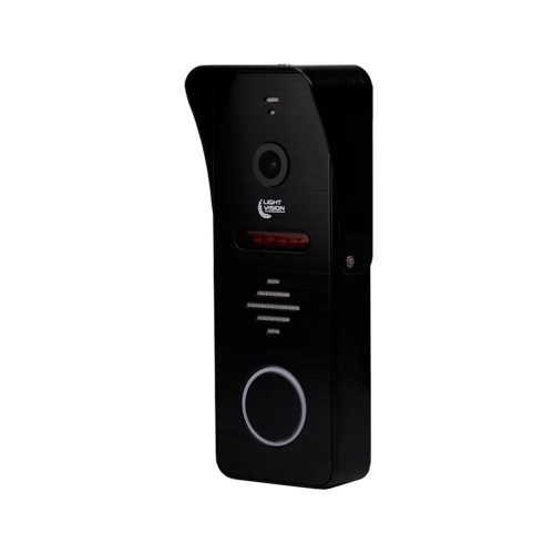 Комплект відеодомофона Light Vision: домофон 7" AMSTERDAM FHD White та відеопанель RIO FHD Black