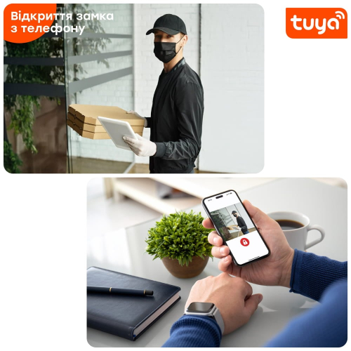 Комплект відеодомофона Light Vision: домофон 10" SINGAPORE (AI) FHD Black та відеопанель RIO FHD Black