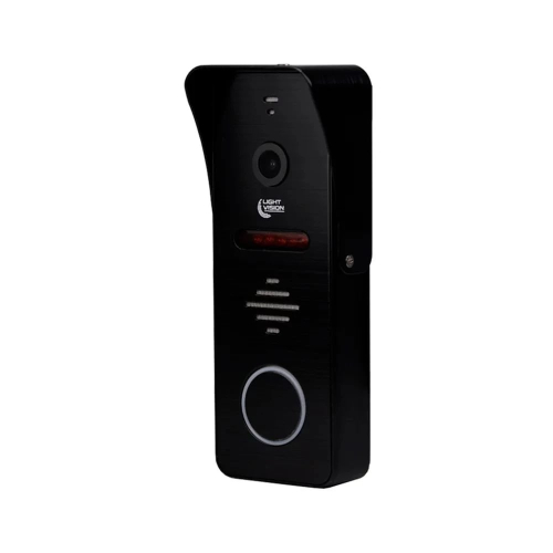 Комплект відеодомофона Light Vision: домофон 10" SINGAPORE (AI) FHD Black та відеопанель RIO FHD Black