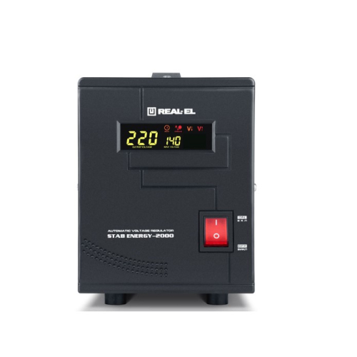 СТАБІЛІЗАТОР REAL-EL STAB ENERGY-2000 (EL122400013) 