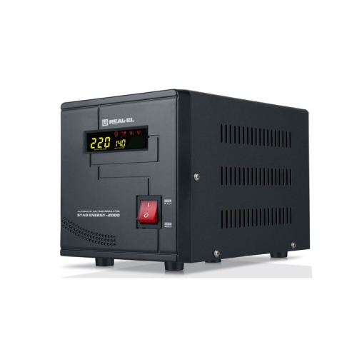 СТАБІЛІЗАТОР REAL-EL STAB ENERGY-2000 (EL122400013) 
