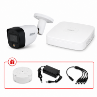 Комплект HD-CVI видеонаблюдения Dahua 2МП KIT-DH0101 с микрофоном