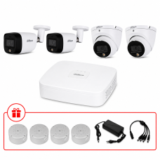 Комплект HD-CVI відеоспостереження Dahua 2МП KIT-DH0107 з мікрофоном