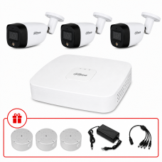 Комплект HD-CVI видеонаблюдения Dahua 2МП KIT-DH0108 с микрофоном
