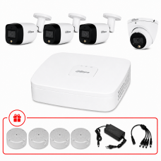 Комплект HD-CVI відеоспостереження Dahua 2МП KIT-DH0109 з мікрофоном