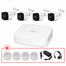 Комплект HD-CVI відеоспостереження Dahua 2МП KIT-DH0110 з мікрофоном