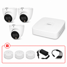 Комплект HD-CVI видеонаблюдения Dahua 2МП KIT-DH0113 с микрофоном