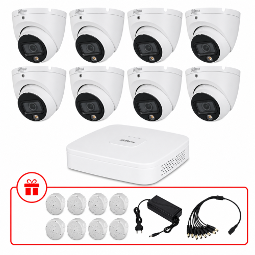 Комплект HD-CVI відеоспостереження Dahua 2МП KIT-DH0116 з мікрофоном