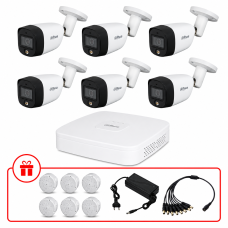 Комплект HD-CVI видеонаблюдения Dahua 2МП KIT-DH0117 с микрофоном