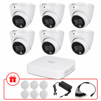 Комплект HD-CVI видеонаблюдения Dahua 2МП KIT-DH0118 с микрофоном