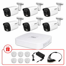 Комплект HD-CVI видеонаблюдения Dahua 2МП KIT-DH0120 с микрофоном