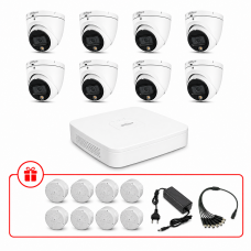 Комплект HD-CVI відеоспостереження Dahua 2МП KIT-DH0121 з мікрофоном