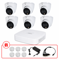 Комплект HD-CVI видеонаблюдения Dahua 2МП KIT-DH0122 с микрофоном