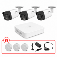 Комплект HD-CVI видеонаблюдения Dahua 2МП KIT-DH0125 с микрофоном