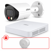 Комплект IP видеонаблюдения Dahua WizSense 2МП KIT-DH0161 с микрофоном