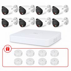 Комплект IP видеонаблюдения Dahua WizSense 2МП KIT-DH0165 с микрофоном